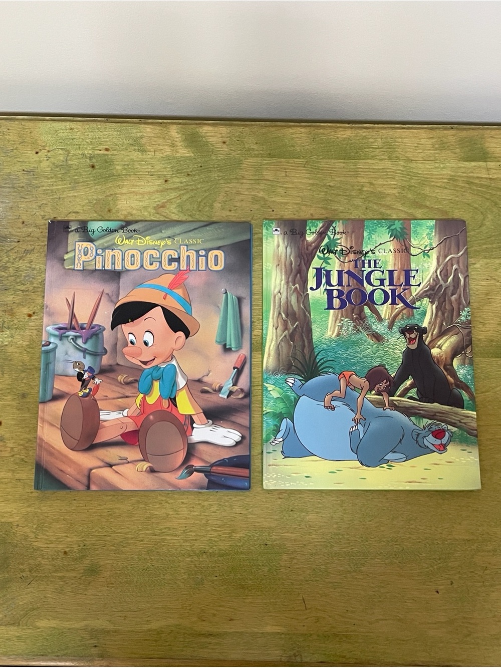 2 VINTAGE DISNEY BOOKS